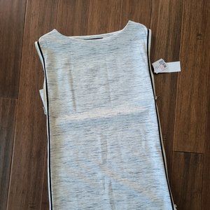 French Connection Lula Stretch Zip Tunic Dress